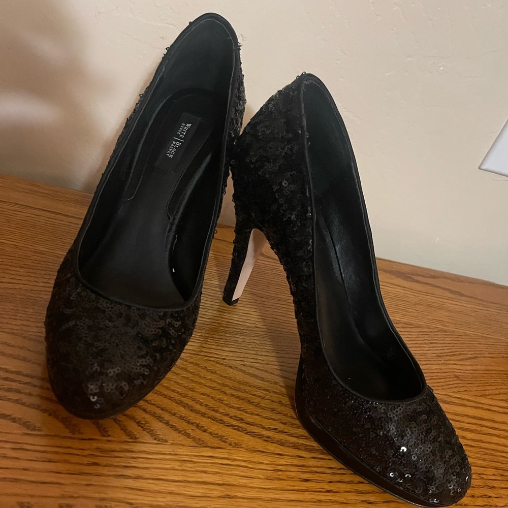 White House Black Market sequined pumps